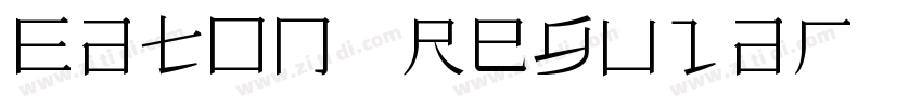 Eaton Regular 常规字体转换